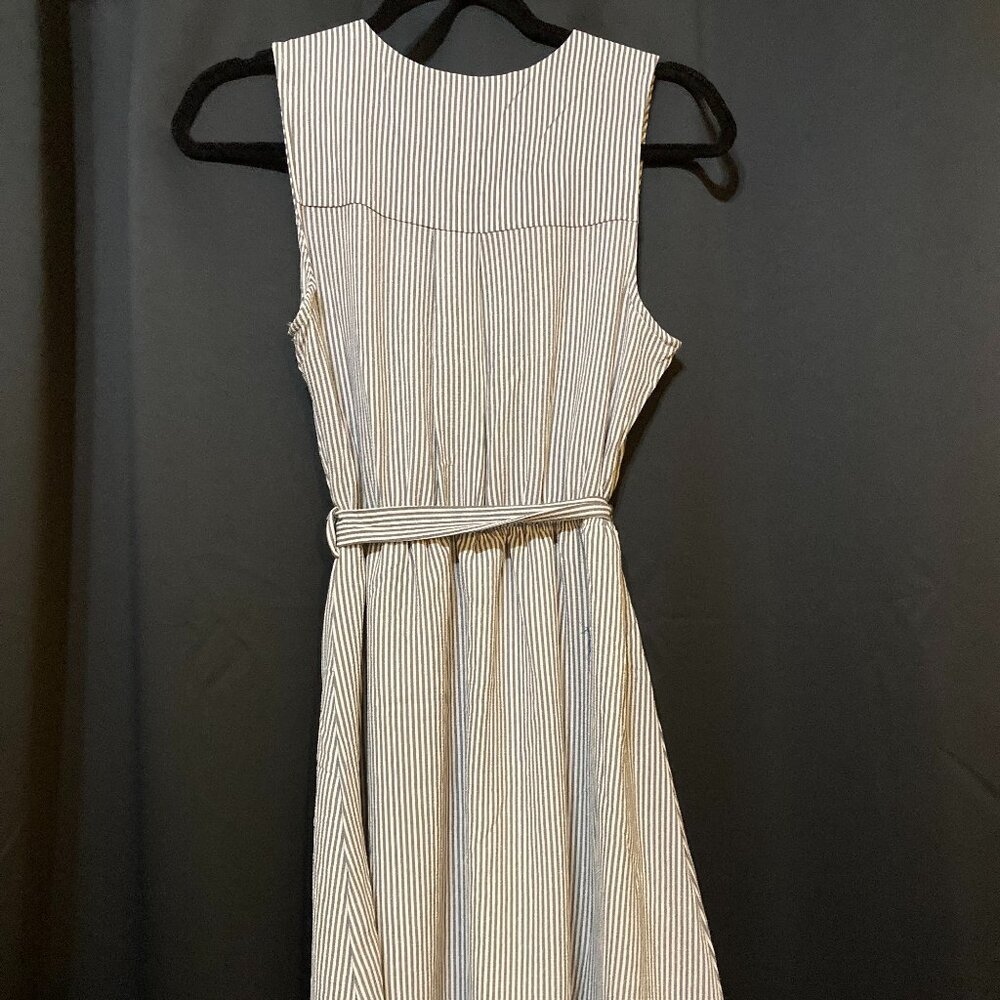 Monteau V Neck Midi Dress M - Picture 3 of 5